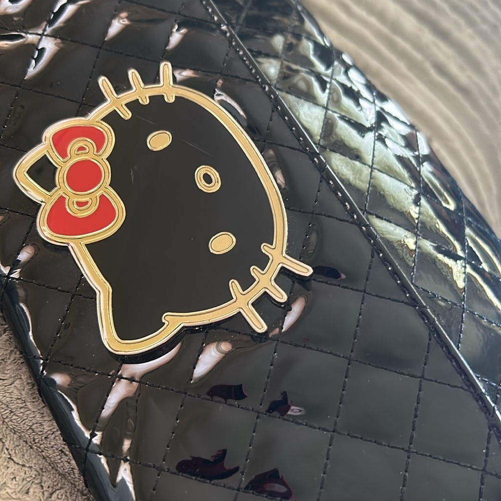 Loungefly Loves HELLO KITTY by Sanrio Crossbody Bag Handbag Quilted Purse 🐈‍⬛ - Picture 10 of 16
